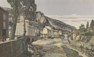 Meyrueis, La Jonte, kaupungin alaosassa tekijältä French Photographer