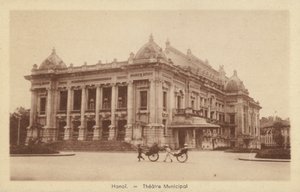 Municipal Theatre, Hanoi, Ranskan Indokina tekijältä French Photographer