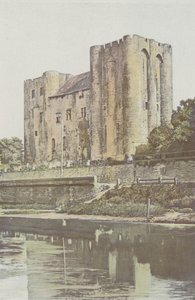 Niort, Chateau, näkymä Sevre-Niortaisen vasemmalta rannalta tekijältä French Photographer