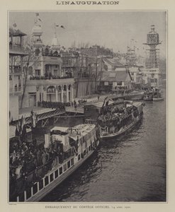 Exposition Universelle 1900 -näyttelyn avajaiset, Pariisi (m/v kuva) tekijältä French Photographer