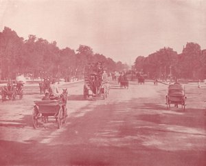 Pariisi: Avenue Champs Elysees (m/w kuva) tekijältä French Photographer