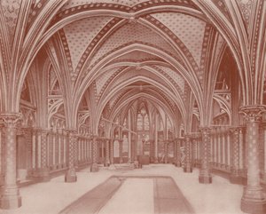 Pariisi: Sainte Chapellen krypta (m/w kuva) tekijältä French Photographer