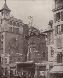 Pariisi: Moulin Rougen ulkopuoli (m/w kuva) tekijältä French Photographer