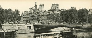 Pariisi, kaupungintalo ja Arcolen silta, kaupungintalo ja Arcolen silta tekijältä French Photographer