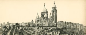 Pariisi, Montmartren pyhän sydämen basilika, pyhän sydämen basilika tekijältä French Photographer