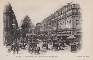 Pariisi, Boulevard Des Capucines, Grand Hotel tekijältä French Photographer