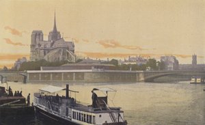 Pariisi, Näkymä Ile de la Citen E-pisteestä tekijältä French Photographer