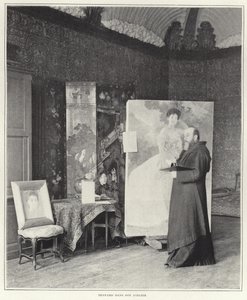 Paul-Albert Besnard työpajassaan tekijältä French Photographer