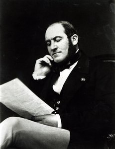 Paroni Georges Eugene Haussmannin (1809-91) muotokuva, 1800-luku tekijältä French Photographer