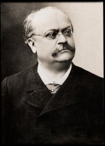 Charles Lecocqin (1832-1918), ranskalaisen säveltäjän muotokuva. tekijältä French Photographer