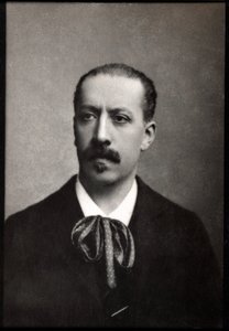 Charles Marie Jean Albert Widorin (1844-1937), ranskalaisen urkurin, säveltäjän ja opettajan muotokuva. tekijältä French Photographer