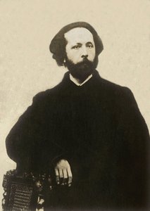 Edouard Lalon (1823-1892), ranskalaisen säveltäjän muotokuva. Valokuvaus, 1800-luvun loppu, Pariisi. tekijältä French Photographer