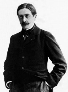 Ranskalaisen kirjailijan ja näytelmäkirjailijan Paul Hervieun (1857-1915) muotokuva. tekijältä French Photographer