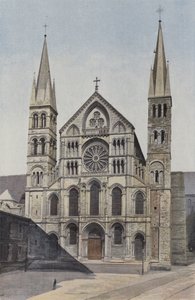Reims, Saint-Remin kirkko, julkisivu O tekijältä French Photographer
