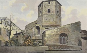 Rieux-Minervois, pyöreä kirkko tekijältä French Photographer