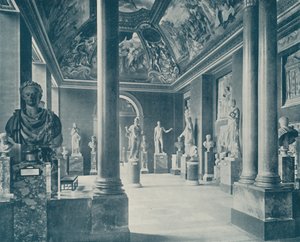 Vuodenaikojen huone, Louvre-museo (m/w kuva) tekijältä French Photographer