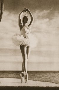 Rosella Hightower in Swan Lake, Grand Ballet de Monte-Carlo, 1949 (syväpaino) tekijältä French Photographer