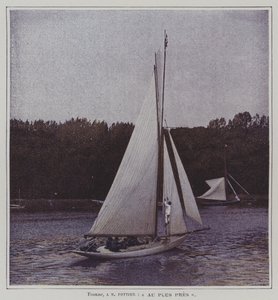 Purjevene Seine-joella (värikuva) tekijältä French Photographer