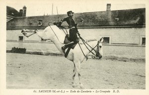 Saumur (Maine-et-Loire), ratsuväkikoulu, La Croupade tekijältä French Photographer
