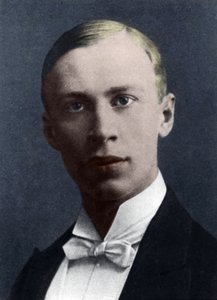 Serge Prokofjev (käsin värjätty kuva) tekijältä French Photographer