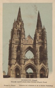 Soissons, Saint Jean Des Vignesin kirkko tekijältä French Photographer