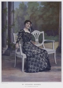 Suzanne Despres, ranskalainen näyttelijä (värikuva)