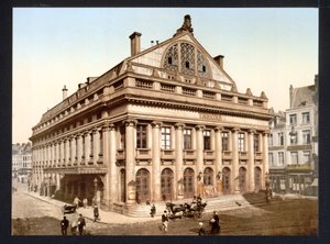 Theatre, Lille, Ranska, julkaistu noin 1895 tekijältä French Photographer