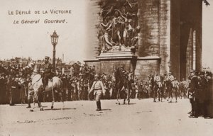 Voiton paraati, kenraali Gouraud tekijältä French Photographer