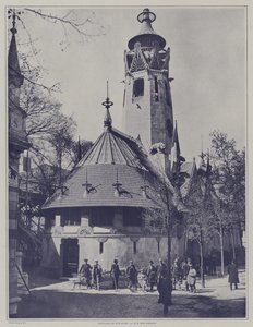 Suomen paviljonki Exposition Universelle 1900 -näyttelyssä, Pariisi (m/v kuva) tekijältä French Photographer
