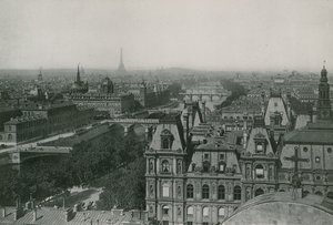 Näkymä St Gervasista, seitsemän siltaa (valokuvakaiverrus) tekijältä French Photographer
