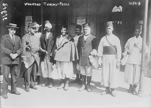 Haavoittunut Turcos Pariisissa, 1914 tekijältä French Photographer