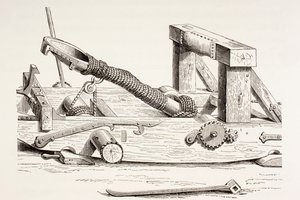 1400-luvun mangoneli, Les Arts au Moyen Age, julkaistu 1873 tekijältä French School