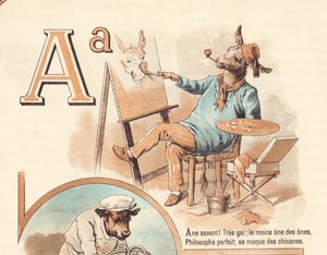 V: Hyvä tiedemies! Erittäin iloinen; vähiten peräaukko, täydellinen filosofi, nauraa chikaaneille tekijältä French School