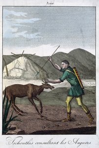 Tšuktši-shamaani konsultoi Oraakkelia, 1811 tekijältä French School