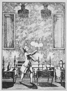 Decrempsin La magie Blanche devoileen loihtimisen esittely, 1659, kuvitettu 1800-luvun lopulla julkaistussa Historia of Magicissa tekijältä French School