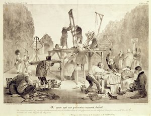 Salut!, levyt 406 ja 407, nro 194, La Caricature, painaja Delaunois tekijältä French School