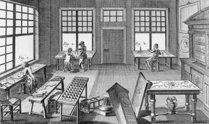 Huonekalupäällysteiden työpaja Denis Diderot