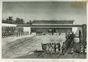 Kuulemistilaisuus Huen tuomioistuimessa (Vietnam), Ranskan suurlähetystön vastaanotto, 14. huhtikuuta tekijältä French School