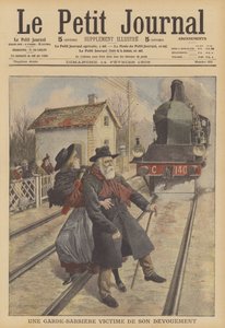 Tasoristeyksen vartija, joka kuoli tehtävässä (väri litho) tekijältä French School