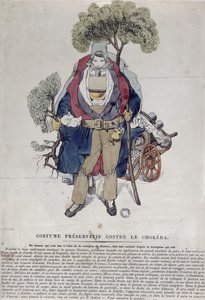 Koleralta suojattu mies, n. 1831 tekijältä French School