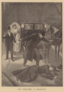 Murha Chatoussa, Pariisissa (litho) tekijältä French School