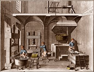 Paperitehdas - Paperityöt: kollaasi - Denis Diderot