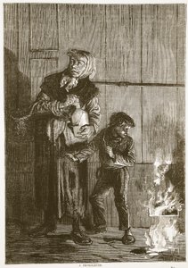 Petroleuse, huhtikuu 1871, kuva Cassellsista Ranskan ja Saksan välisen sodan historia, 1870-1871 tekijältä French School