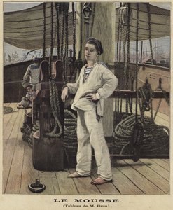 Nuori merimies laivan kannella tekijältä French School