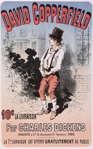 Charles Dickensin David Copperfieldin mainos, 1884 tekijältä French School