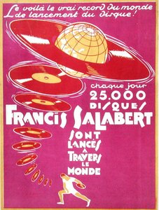 Mainos Francis Salabert Disquesille tekijältä French School
