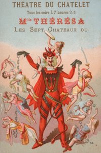 Mainos esityksestä Theatre du Chatelet