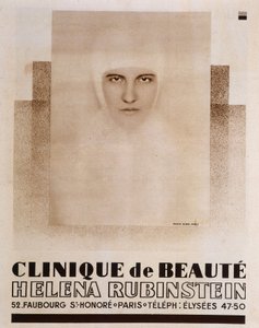Mainonta Héléna Rubinstein Beauty Clinicille Pariisissa - Vussa tekijältä French School