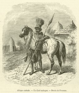 Keski-Afrikka, Mousgou Chief (kaiverrus) tekijältä French School