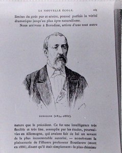 Aleksandr Borodin (1833-87), kuvitus Albert Soubiesin teoksesta "The History of Music in Russia", julkaistu Pariisissa tekijältä French School